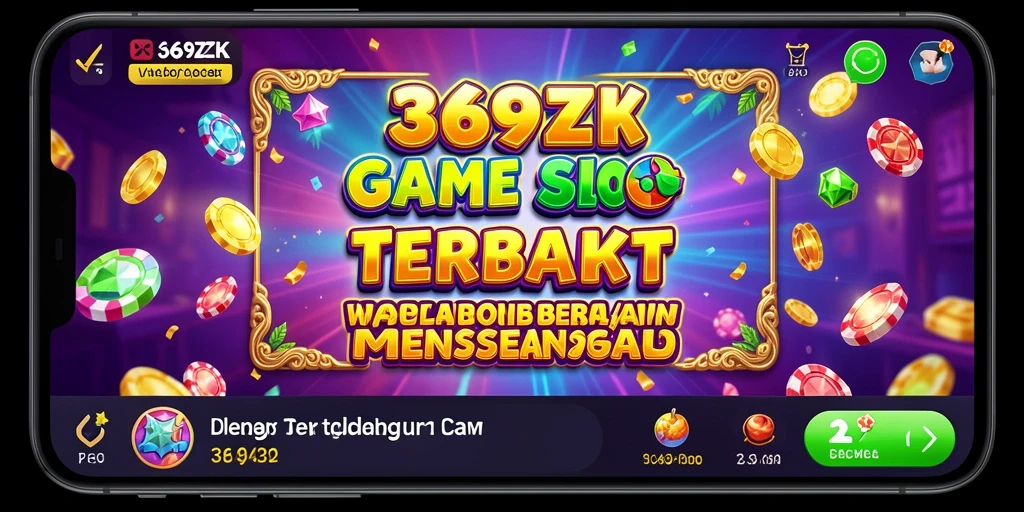 Screenshot gameplay 369ZK menampilkan mesin Slot yang penuh warna dan efek menarik.