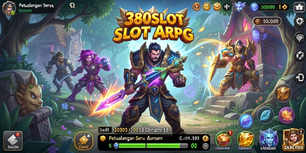Tampilan gameplay 380SLOT dengan aksi pertarungan seru dan grafis menawan.