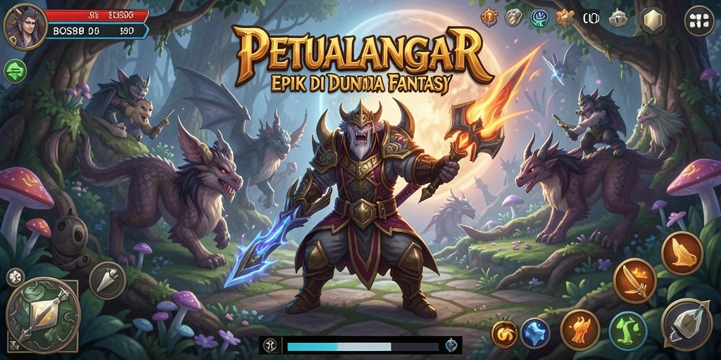 Tampilan gameplay yang menakjubkan dan petualangan seru.