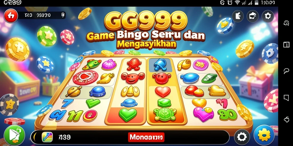 Screenshot dari gameplay Bingo GG999 yang mengasyikkan.