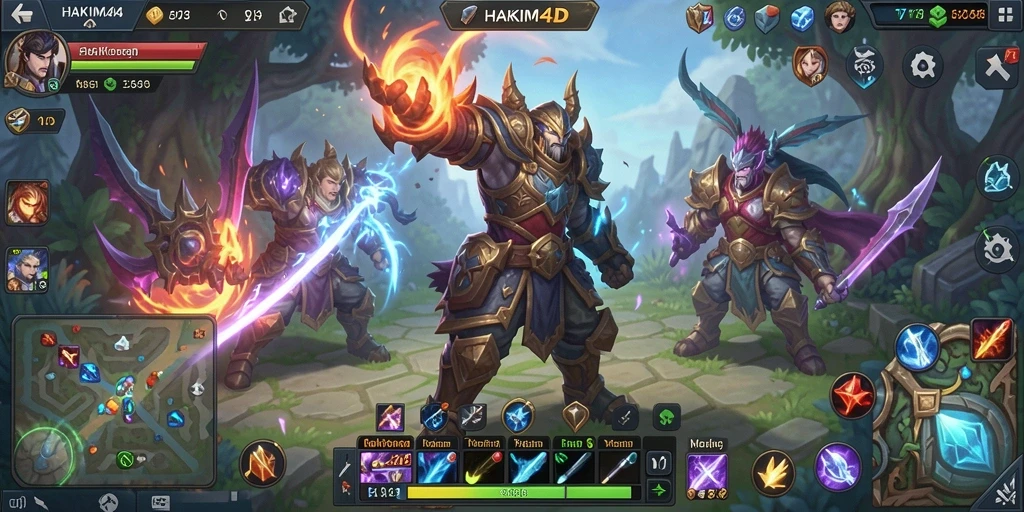 Gameplay HAKIM4D dengan grafis menakjubkan dan aksi seru.