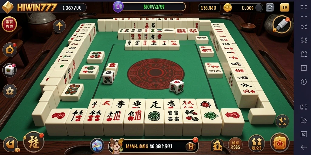 Screenshot gameplay HIWIN777 menampilkan aksi menarik permainan Mahjong.