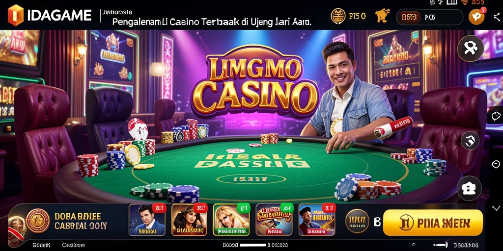 Tampilan menarik dari gameplay Live Casino IDAGAME yang mengasyikkan.