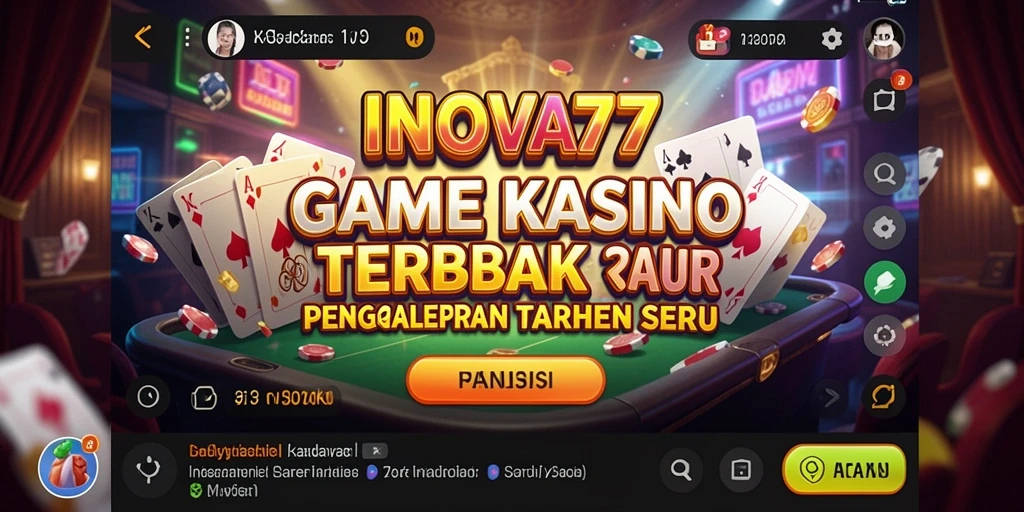 Gameplay menarik dari aplikasi Kasino INOVA77 dengan grafik yang memukau.