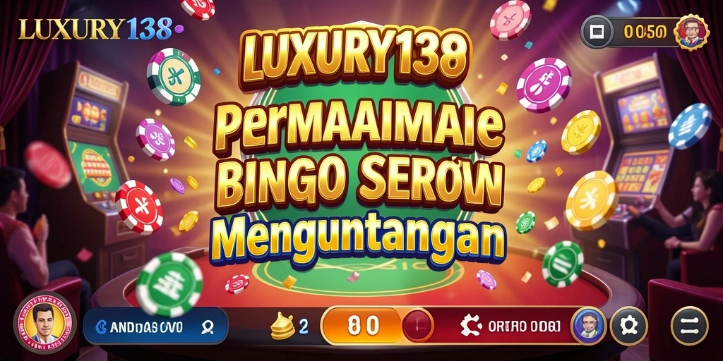 Screenshot LUXURY138 dengan gameplay Bingo yang seru.