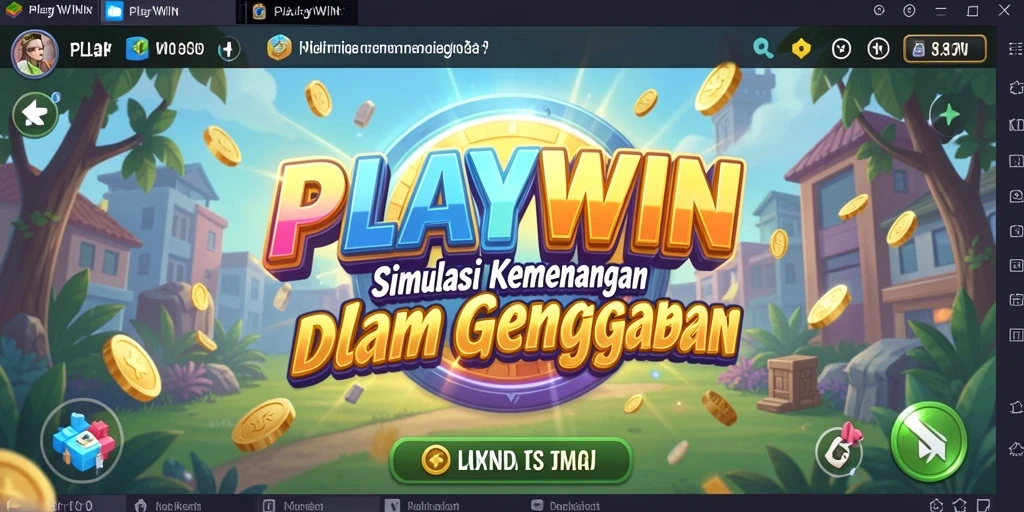 Tampilan gameplay menarik dari PLAYWIN yang menunjukkan momen kemenangan.