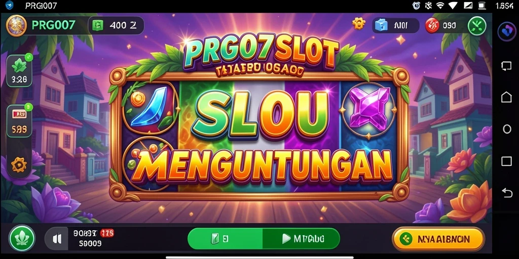 Tampilan gameplay PRG007 yang penuh warna dan menarik.