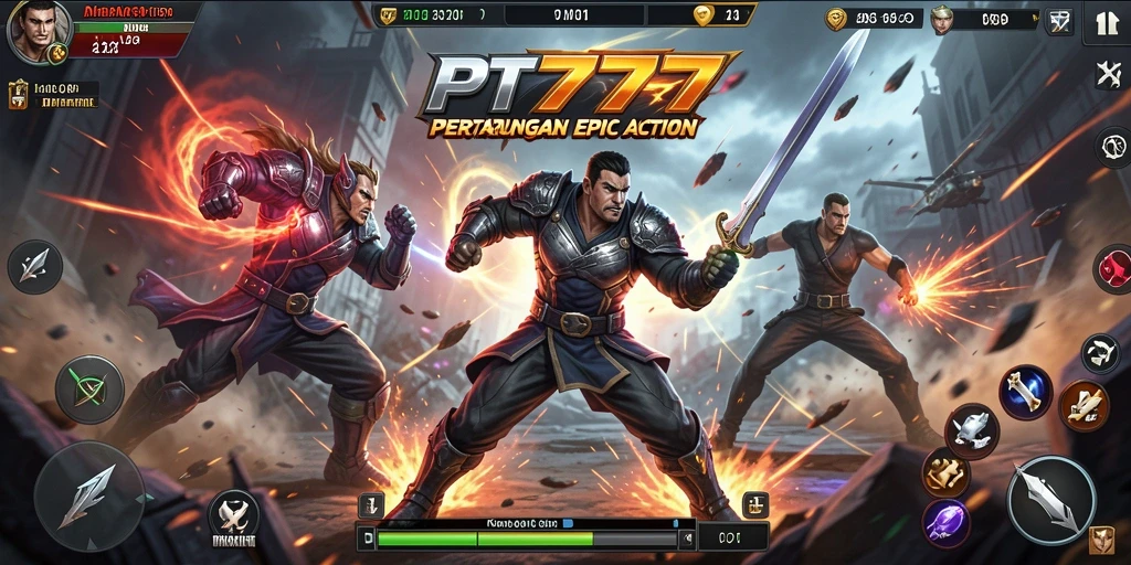 Tampilan gameplay PT777 yang intens dan penuh aksi.