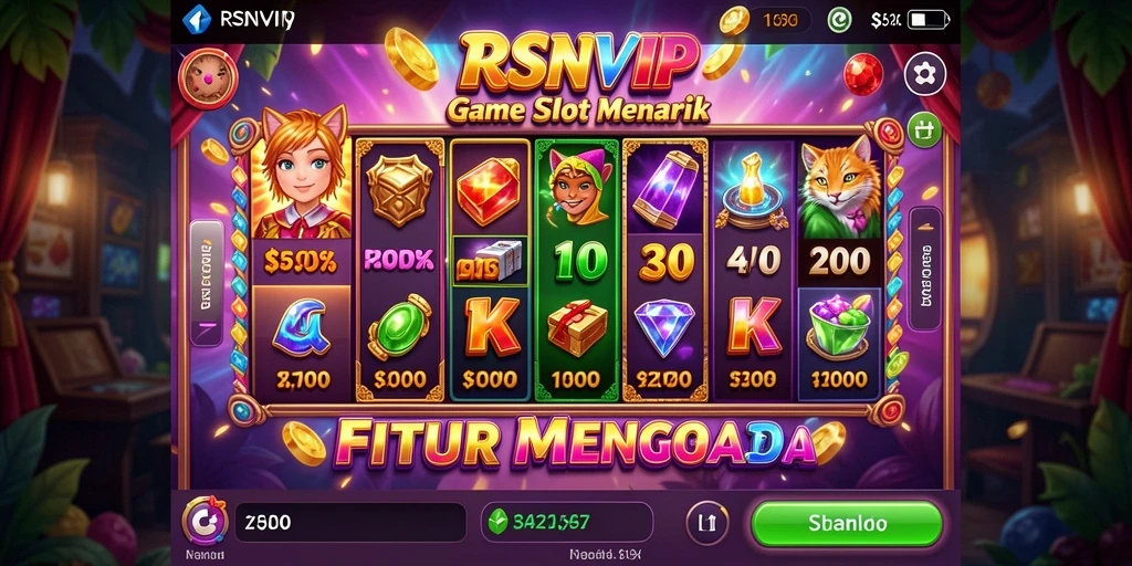 Screenshot gameplay RSNVIP yang menunjukkan momen seru saat bermain slot.