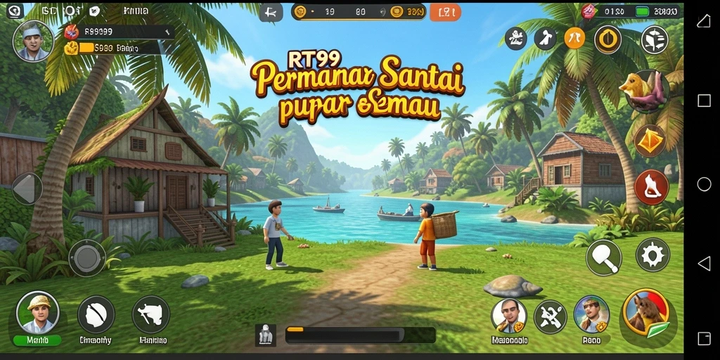 Tampilan gameplay <strong>RT99</strong> yang penuh warna dan interaktif.