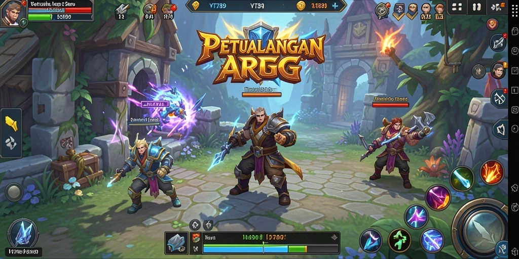 Screenshot menampilkan momen seru dalam gameplay ARPG.