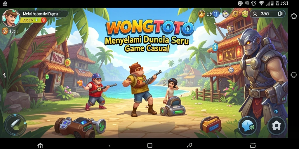 Screenshot gameplay <strong>WONGTOTO</strong> dengan level yang penuh warna dan tantangan menarik.